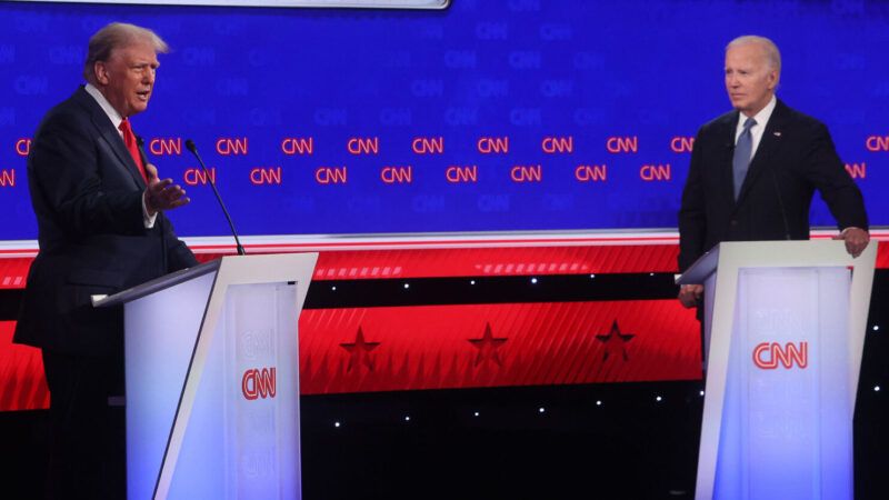 Donald Trump and Joe Biden at the 2024 debate | Jason Getz / Jason.Getz/TNS/Newscom