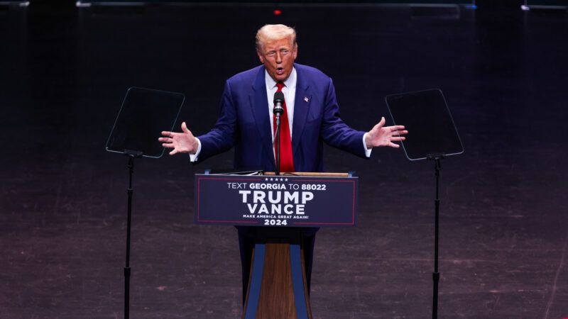 Donald Trump speaks at a campaign rally in Savannah, Georgia | Hunter Cone/Zuma Press/Newscom