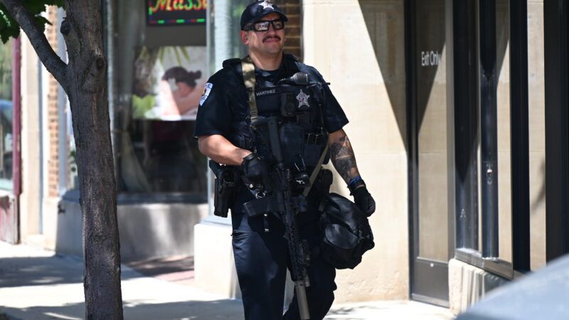 Homeland Security Investigations Agents and Skokie Police are executing a search warrant at Oakton Spa in Skokie, Illinois, United States, on June 14, 2024. | 	Kyle Mazza/ZUMAPRESS/Newscom