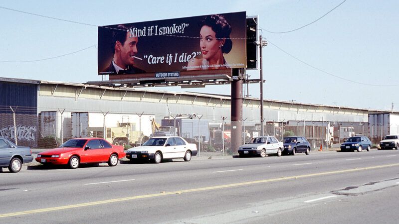 A California billboard highlights the allegedly deadly dangers of secondhand smoke | Wernher Krutein