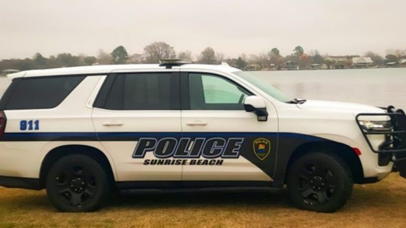 a Sunrise Beach, Missouri, police car | SBPD