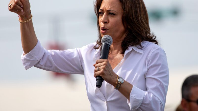 Kamala Harris speaks at a rally in Des Moines, Iowa in 2019. | ID 155762835 © Jhansen2 | Dreamstime.com