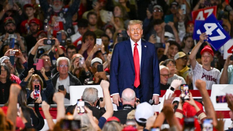 Donald Trump standing on stage at a rally | DAVID MUSE/UPI/Newscom