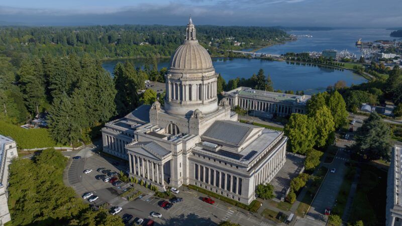 Washington State Capitol Building seen from above | imageBROKER/Walter G Arce Sr Gri/Newscom