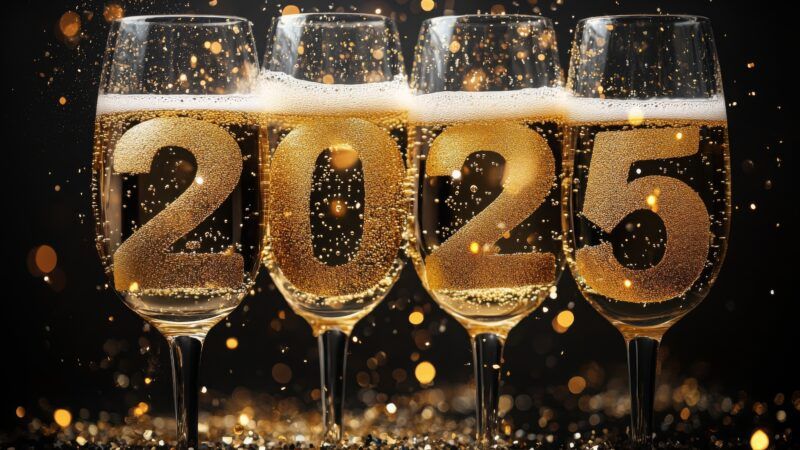 2025 in champagne glasses | Emilyprofamily | Dreamstime.com