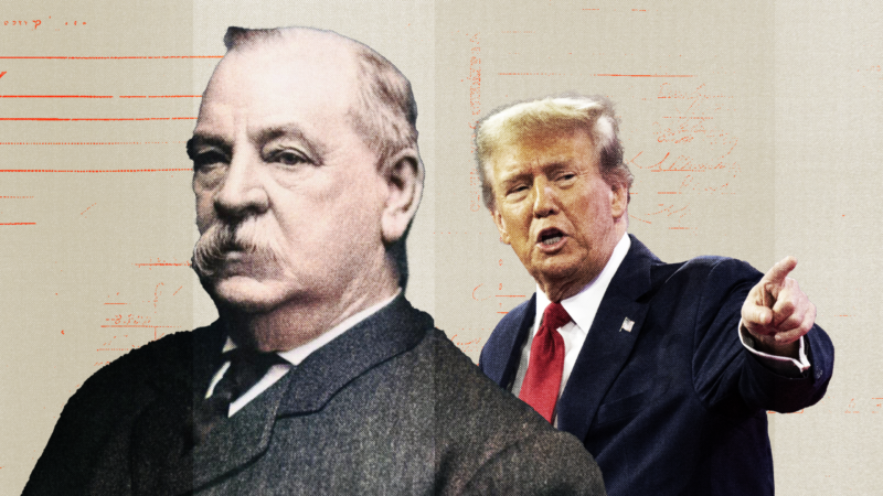 Grover Cleveland and Donald Trump | Ron Sachs/ZUMAPRESS/Newscom, Samuele Wikipediano 1348 CC BY-SA 4.0