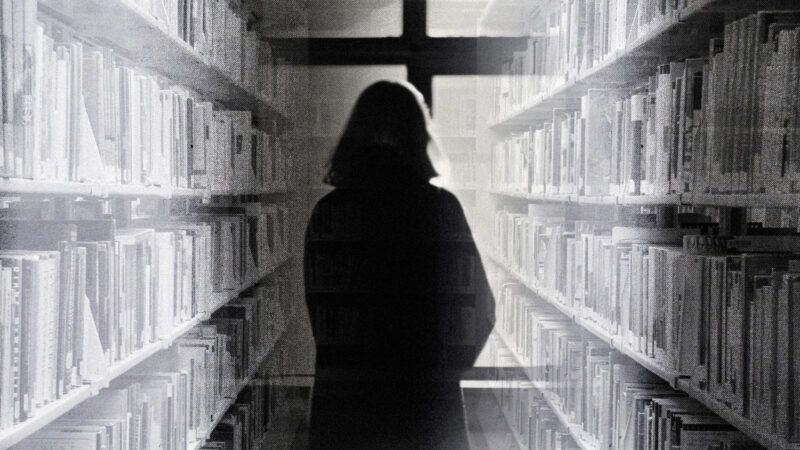 Woman's shadow in library | ID 31512859 © Mike2focus | Dreamstime.com; Midjourney