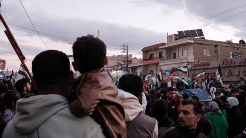 Syrian rebels in the streets | BASILI / OLA NEWS/SIPA/Newscom