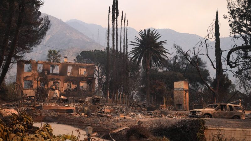 Home burned by the Eaton fire in Altadena, California. | Image of Sport/Newscom