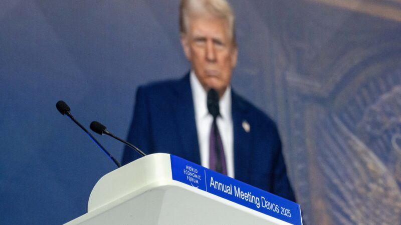 President Donald Trump speaks at the World Economic Forum in Davos, Switzerland | World Economic Forum / Sandra Blaser / Avalon/Newscom