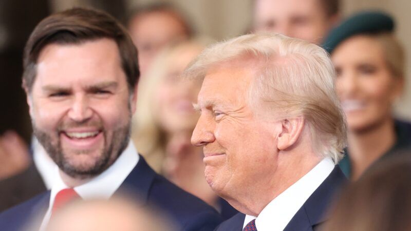 J.D. Vance and Donald Trump sit next to each other |  Kevin Lamarque/UPI/Newscom