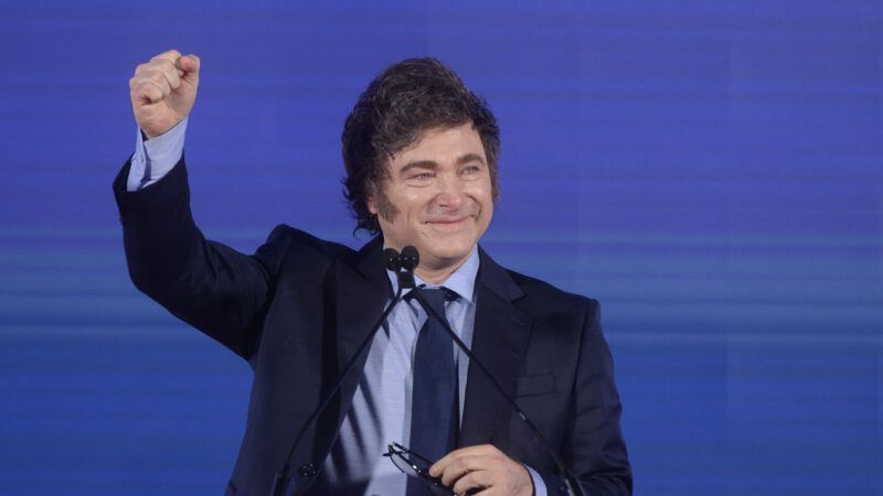 Argentine President Javier Milei speaking in Italy. December 2024 | Italy Photo Press/ZUMAPRESS/Newscom