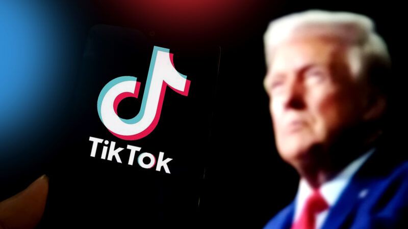 Donald Trump with TikTok logo | Cfoto/ZUMAPRESS/Newscom