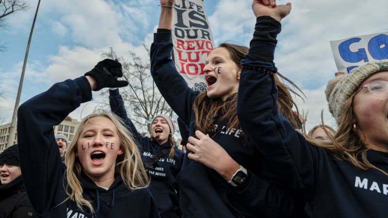 Women participating in the March for Life | Laura Brett/ZUMAPRESS/Newscom