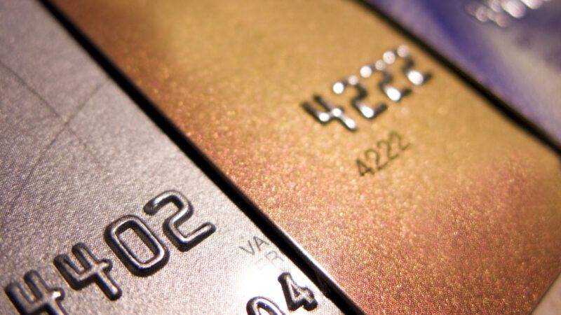 Close-up of credit cards, lined up in a stack. | Sebastian Czapnik | Dreamstime.com