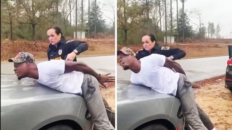 Micah Washington tased by a Reform, Alabama, police officer while handcuffed | Al.com