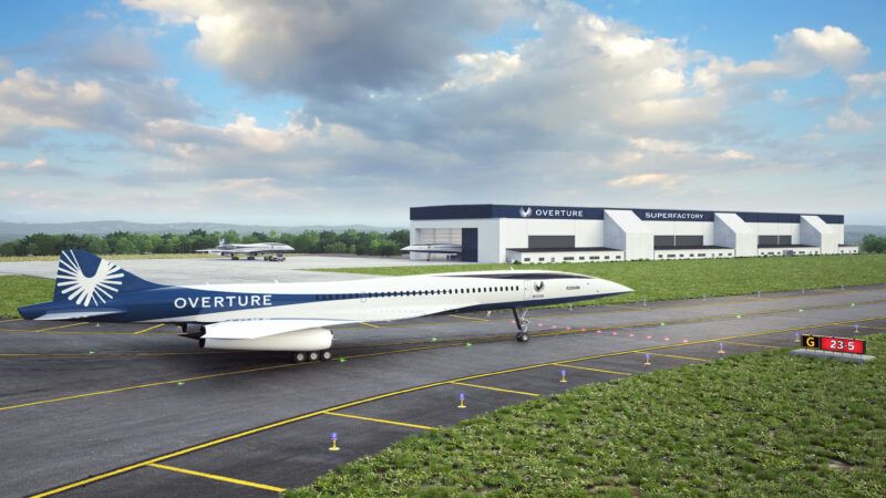 Render of Boom Supersonic's planned Overture aircraft. | Abaca Press/Abaca/Sipa USA/Newscom