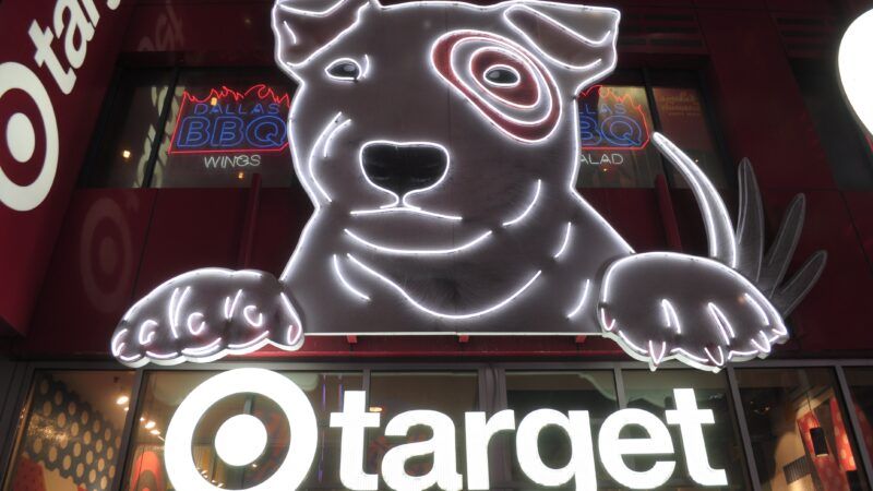 Target sign and store entry | Jimin Kim / SOPA Images/Sipa USA/Newscom