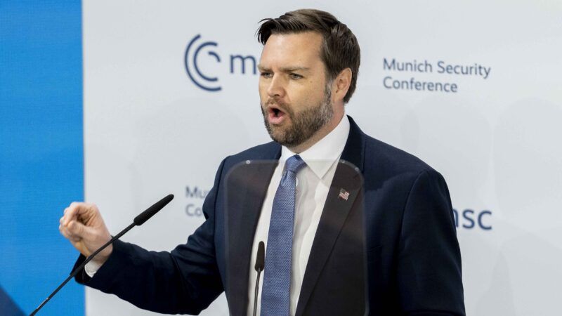 J.D. Vance, Vice President of the United States of America, at the 61st Munich Security Conference on February 14, 2024. | Andreas Stroh/ZUMAPRESS/Newscom