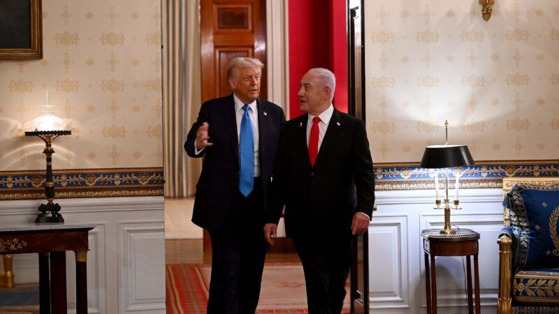 Prime Minister Benjamin Netanyahu meets with US President Donald Trump at the White House. | Avi Ohayon/GPO / Polaris/Newscom