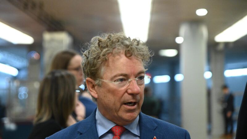 Sen. Rand Paul (R–Ky.) speaks to reporters | Mattie Neretin - CNP/Polaris/Newscom