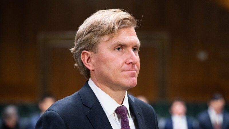 Elbridge Colby, nominee to be Under Secretary of Defense for Policy, takes his seat to testify during his confirmation hearing in the Senate Armed Services Committee on Tuesday, March 4, 2025. | Bill Clark/CQ Roll Call/Newscom