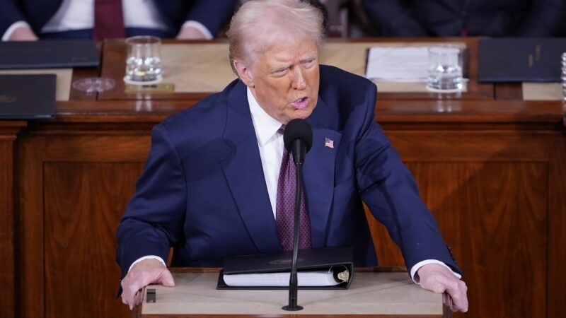 Donald Trump addressing Congress | Oliver Contreras/Sipa USA/Newscom