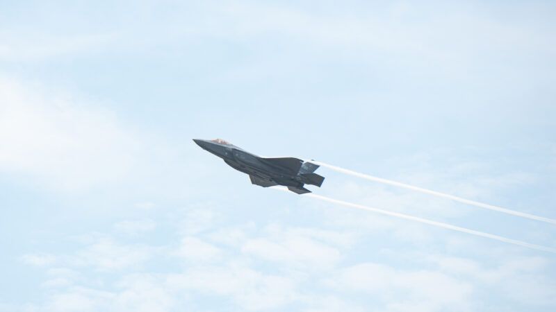 F-35 Lightning II flying in the air during a demonstration. | Teera Noisakran/Sipa USA/Newscom