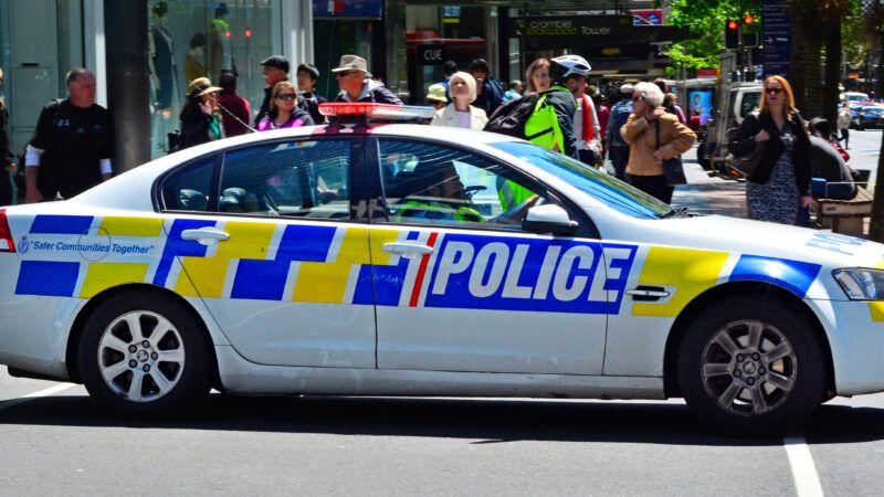 An Auckland, New Zealand, police car. | Rafael Ben Ari | Dreamstime.com