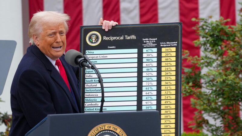 President Donald Trump signs two executive orders on April 2 instituting tariffs |  Andrew Leyden/ZUMAPRESS/Newscom