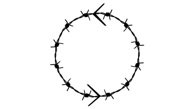 Barbed wire in a circle | Illustration: Joanna Andreasson