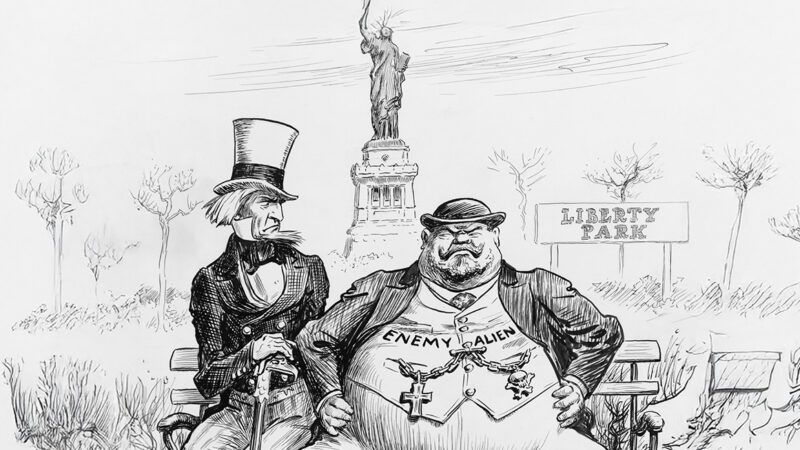 topicslaw | Illustration: Editorial cartoon published in The New York Herald, March 3, 1918; The Limit/W.A. Rogers, Library of Congress