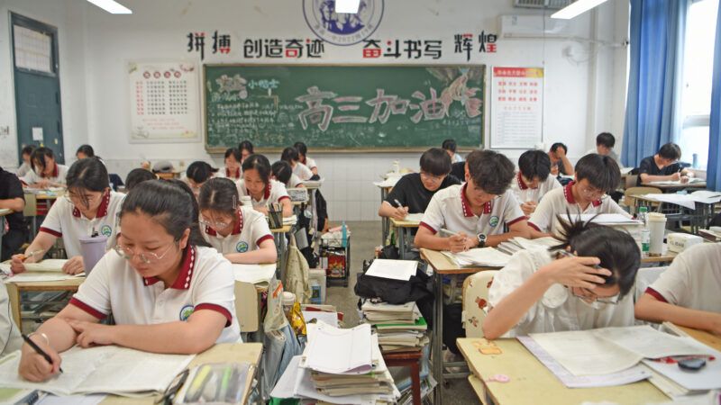 Students in a Chinese classroom | Chen Bin/VCG/Newscom
