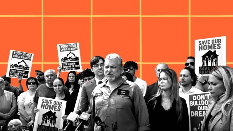 Protest against city government of Perth Amboy | Illustration: Eddie Marshall | Institute for Justice