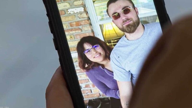 Paola Clouatre with her husband | Associated Press