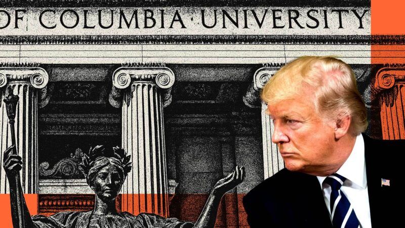 President Trump and Columbia University | Illustration: Eddie Marshall | EvgeniLi | Palinchak | Dreamstime.com | ChatGPT
