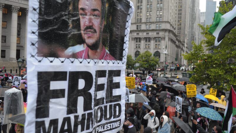 A protest sign that reads Free Mahmoud A protest sign that reads Free Mahmoud | Jimin Kim/ZUMAPRESS/Newscom