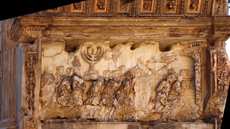 Photo of the relief from Rome's Arch of Titus | Paolo Villa