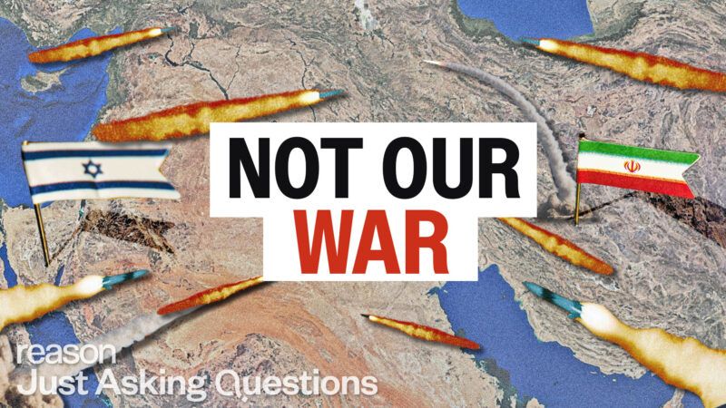 A map with missiles and the caption "Not our war" | Illustration: Edward Marshall