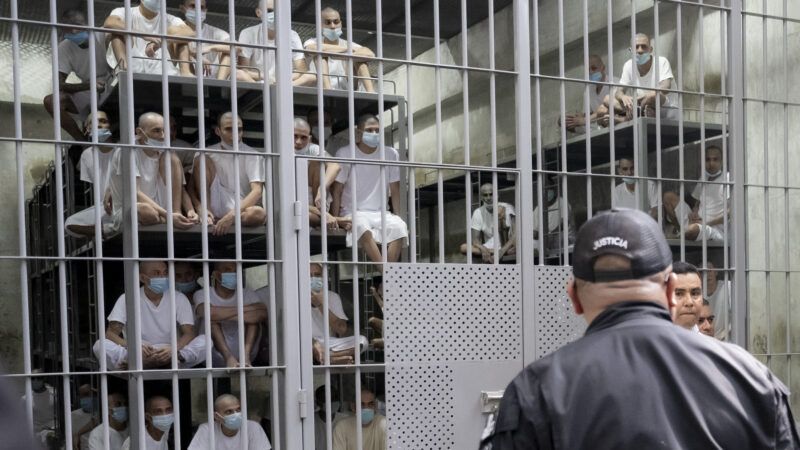 Prisoners at El Salvador's Center for Terrorism Confinement | Tia Dufour/UPI/Newscom