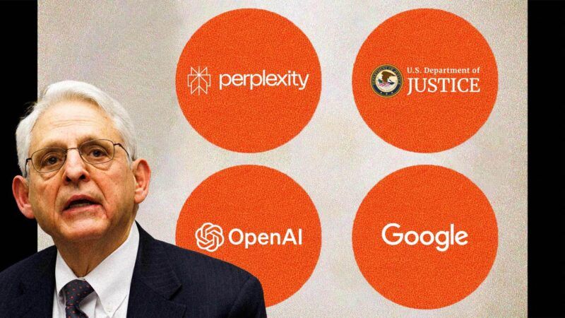 Former Attorney General Merrick Garland in front of tech logos Former Attorney General Merrick Garland in front of tech logos | Illustration: Eddie Marshall | John Rudoff | Sipa USA | Newscom | Midjourney