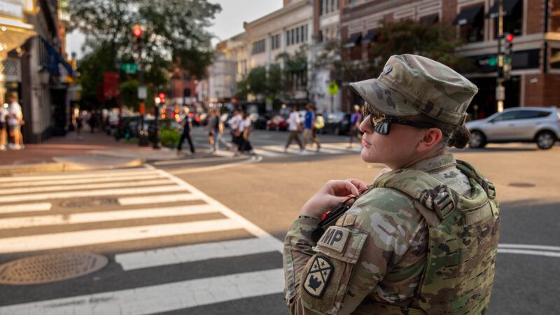 National Guard member in Washington, D.C. | Polaris/Newscom