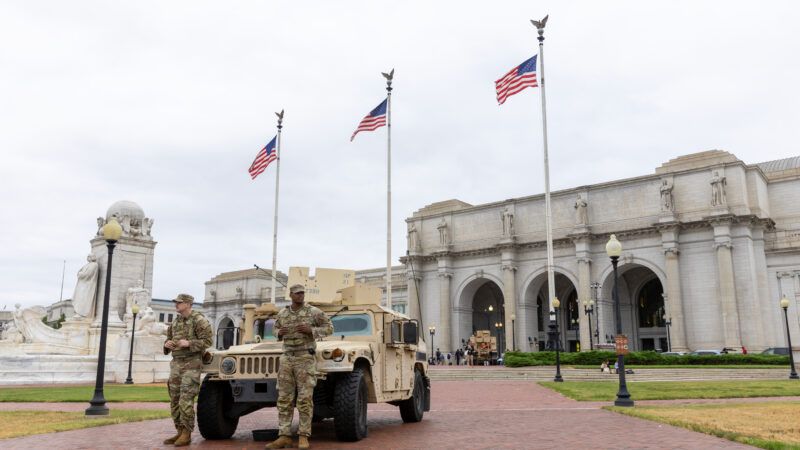 National Guardsmen at Union Station | Hu Yousong / Xinhua News Agency/Newscom
