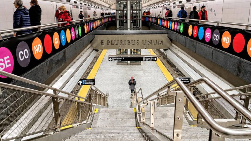 A stairway in a subway station A stairway in a subway station | Photo: Judie Long/Alamy