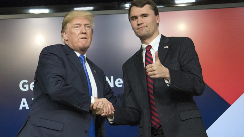 President Donald Trump and Charlie Kirk | Ron Sachs/picture alliance / Consolidated News Photos/Newscom
