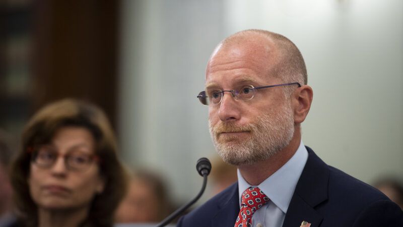 Brendan Carr in a 2023 Senate committee hearing over his nomination to the Federal Communications Commission. | Rod Lamkey/ZUMAPRESS/Newscom