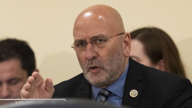 U.S. Rep. Clay Higgins (R–La.) questions a witness during a House committee hearing. | CNP/AdMedia/SIPA/Newscom