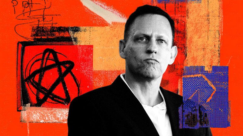Peter Thiel | Illustration: Eddie Marshall | Gage Skidmore | Midjourney