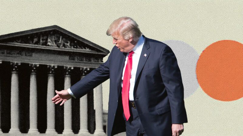 Donald Trump and the Supreme Court Donald Trump and the Supreme Court | Illustration: Eddie Marshall | Chris Kleponis | Polaris | Newscom | Midjourney