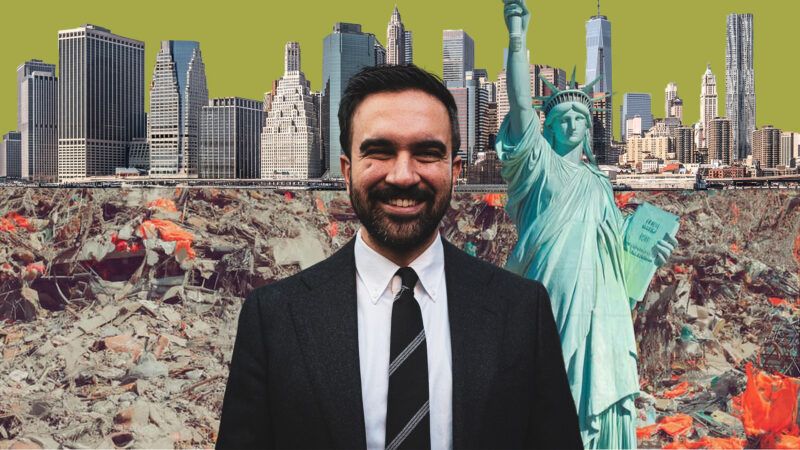 Zohran Mamdani alongside the Statue of Liberty and the New York City skyline | Eddie Marshall | Steve Sanchez | Sipa USA | Newscom | Pongpon Rinthaisong | Dreamstime.com | Midjourney